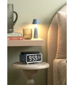 Hot Wekker Chunky Led - Klassiek blauw - 17x11x8.6cm Klokken