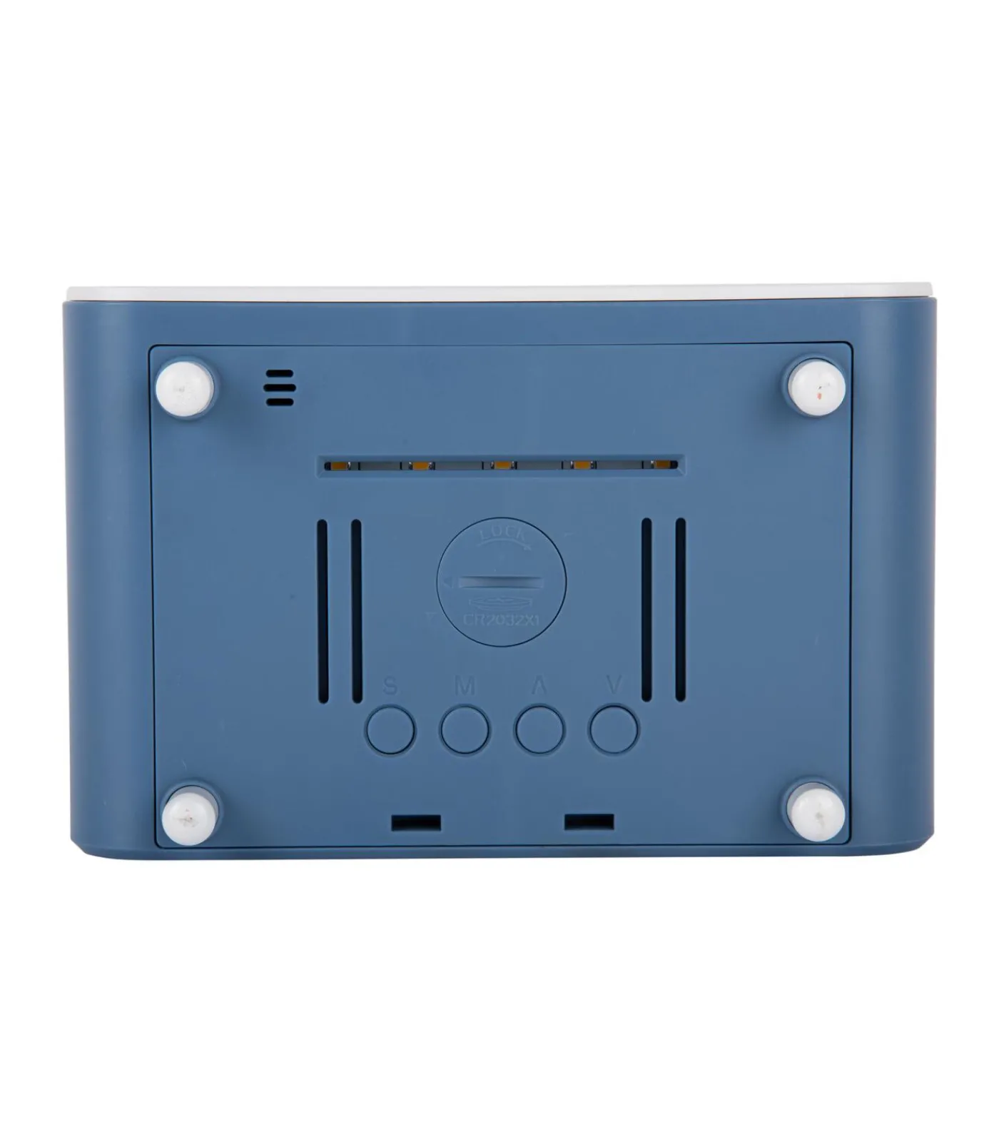 Hot Wekker Chunky Led - Klassiek blauw - 17x11x8.6cm Klokken