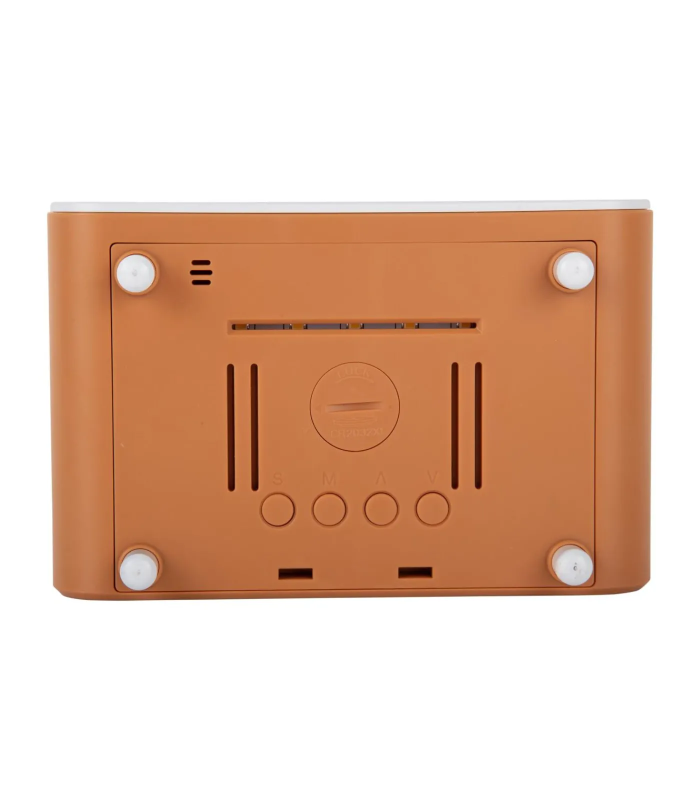 Online Wekker Chunky Led - Okergeel - 17x11x8.6cm Klokken