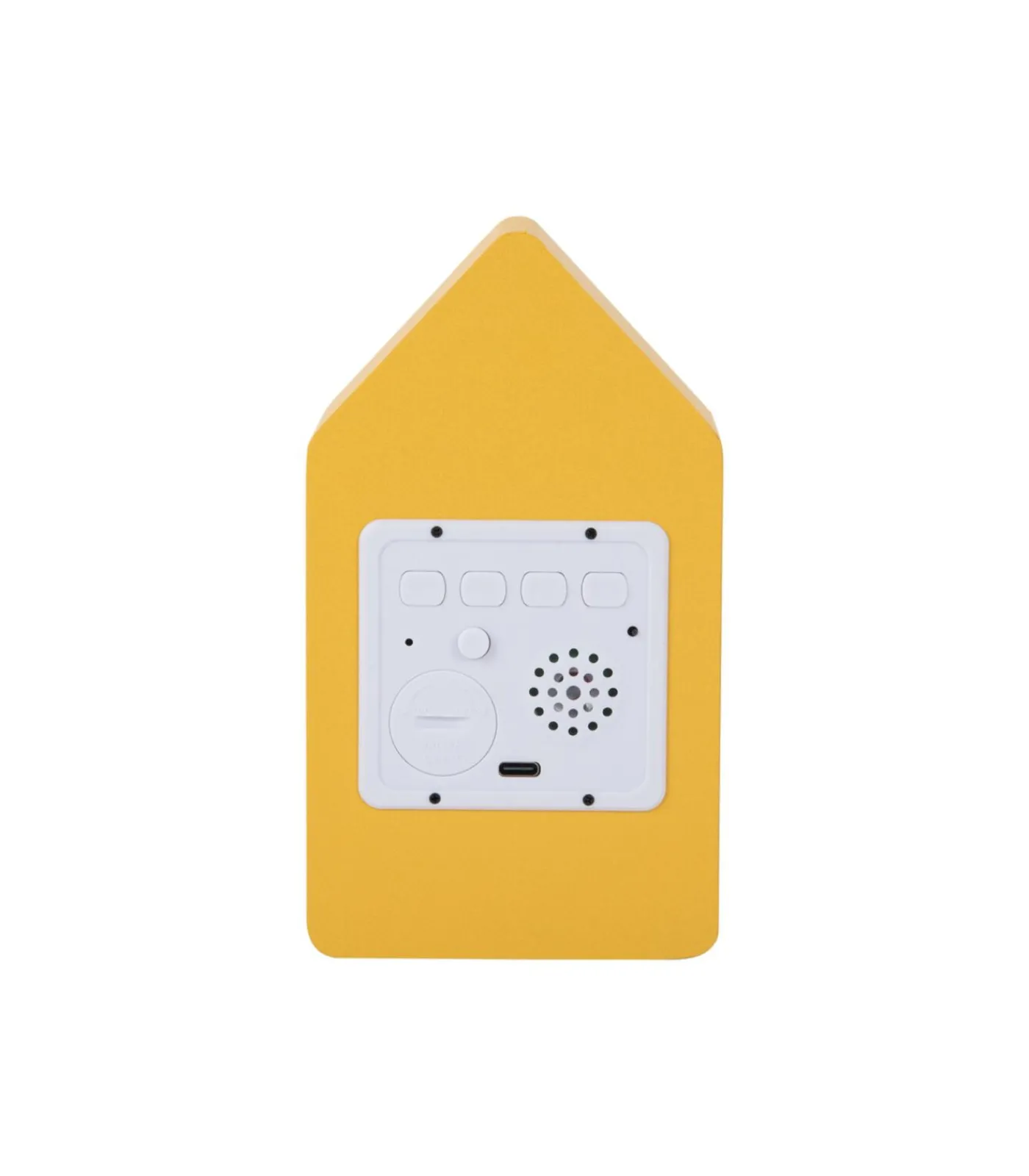 Hot Wekker Cuckoo Led - Geel - 9x9x15.8cm Klokken