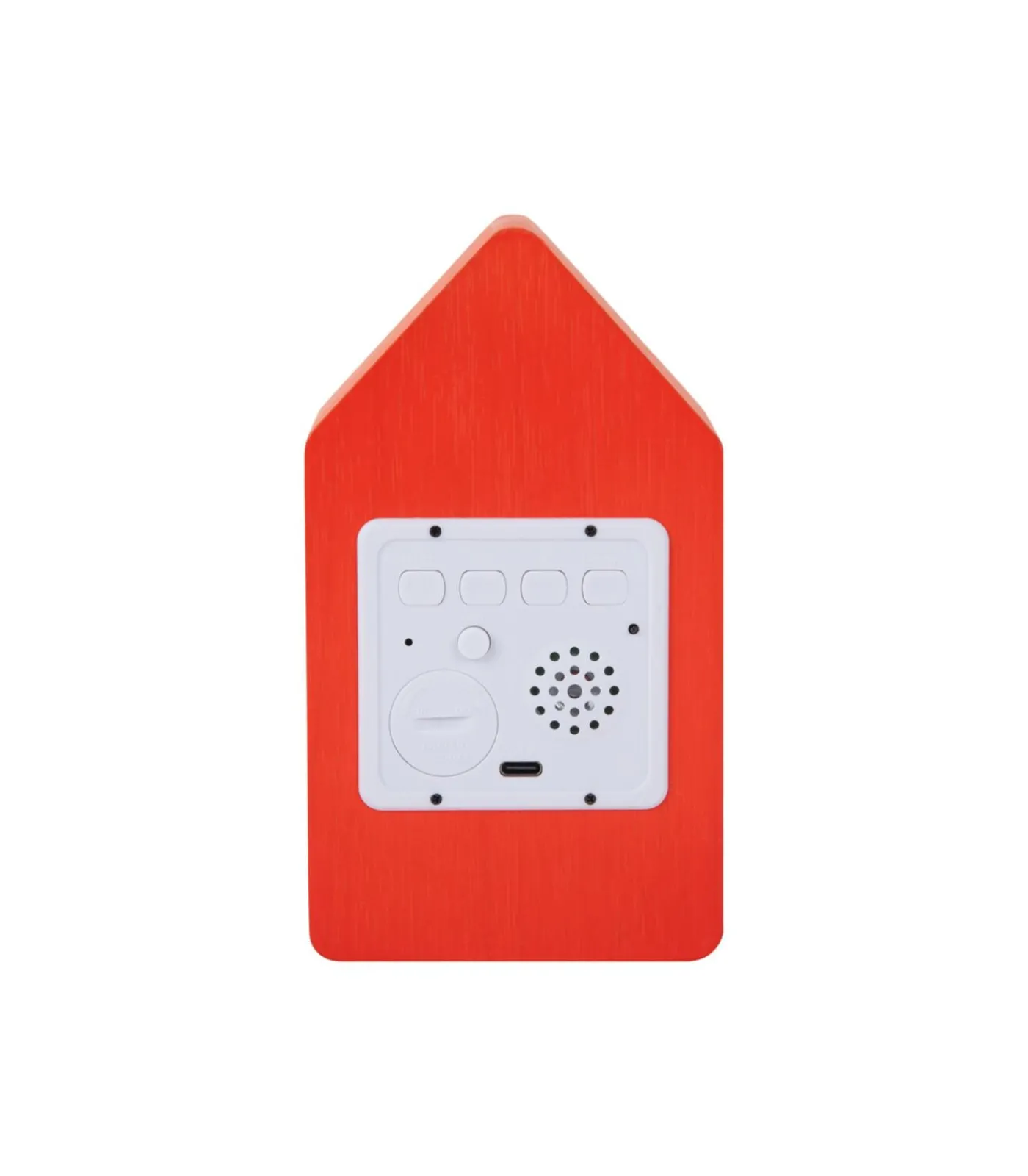 New Wekker Cuckoo Led - Oranje - 9x9x15.8cm Klokken