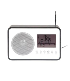 Best Wekker Fm Radio - Zwart - 19.2x6.6x12.5cm Klokken