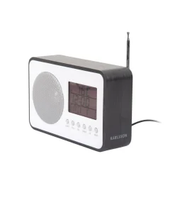 Best Wekker Fm Radio - Zwart - 19.2x6.6x12.5cm Klokken