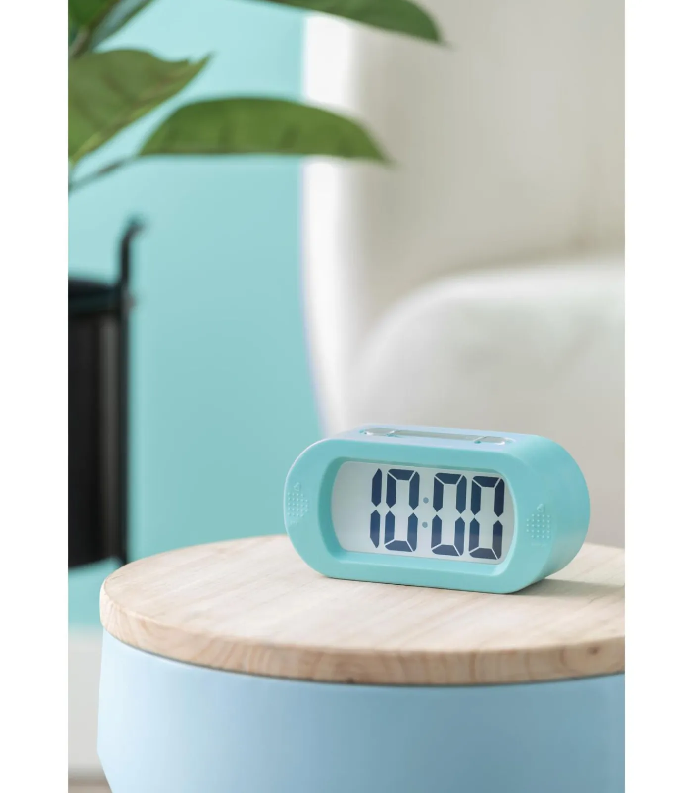 Discount Wekker Gummy - Turquoise - 5x14x7cm Klokken