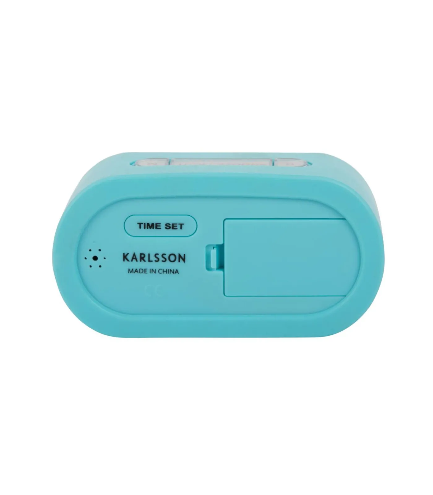 Discount Wekker Gummy - Turquoise - 5x14x7cm Klokken