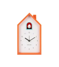 Wekker Modern Cuckoo - Helderoranje - 6x12x20cm Klokken