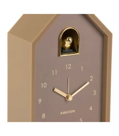 Best Wekker Modern Cuckoo Oro - Bruin - 15x11.5x20cm Klokken