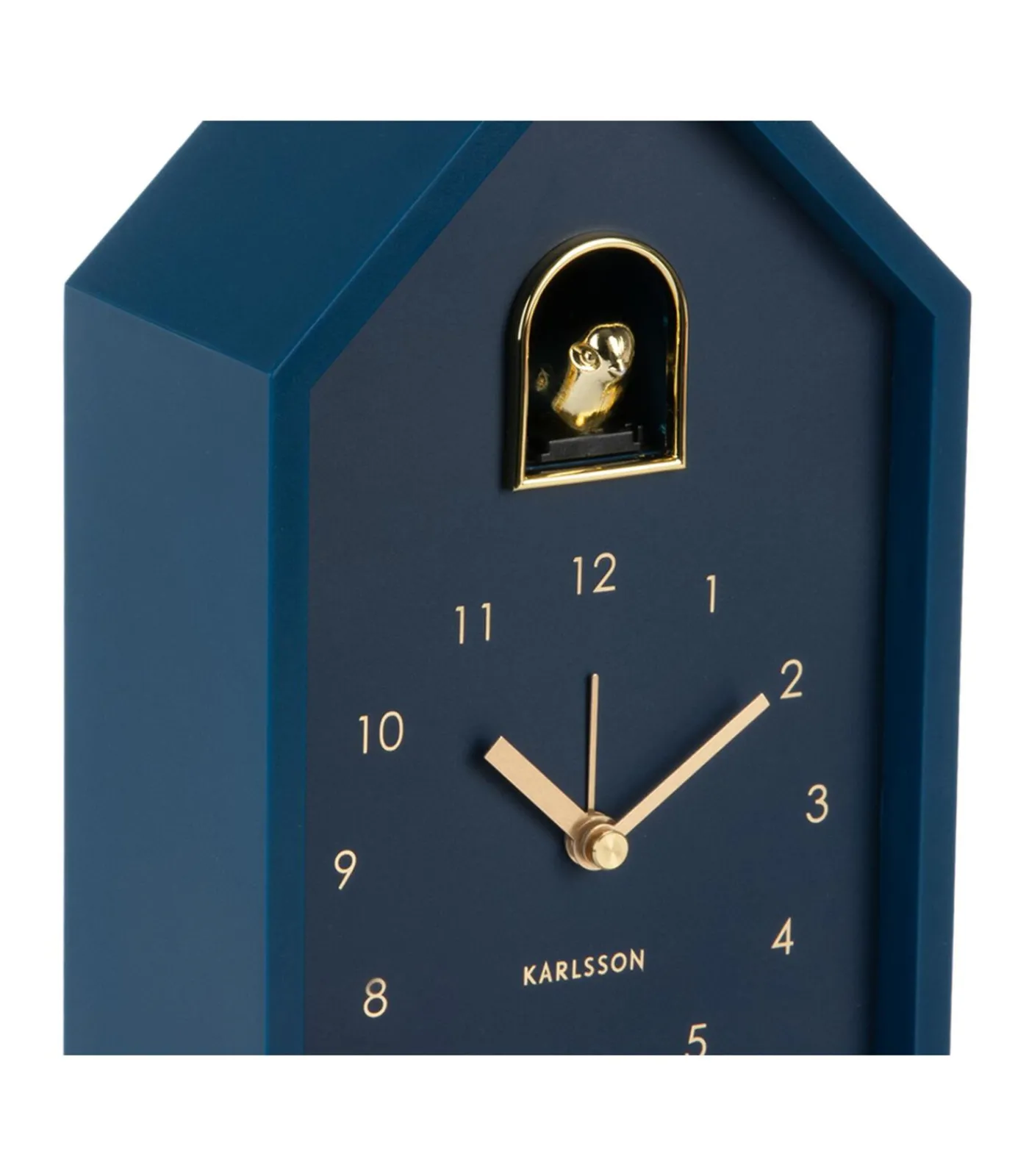 Wekker Modern Cuckoo Oro - Blauw - 15x11.5x20cm Klokken