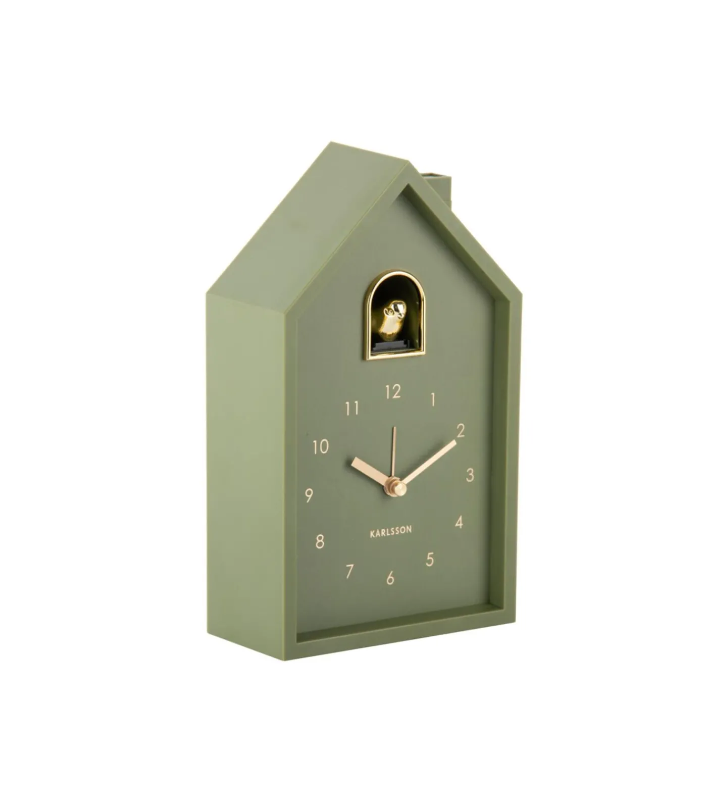 Discount Wekker Modern Cuckoo Oro - Groen - 15x11.5x20cm Klokken
