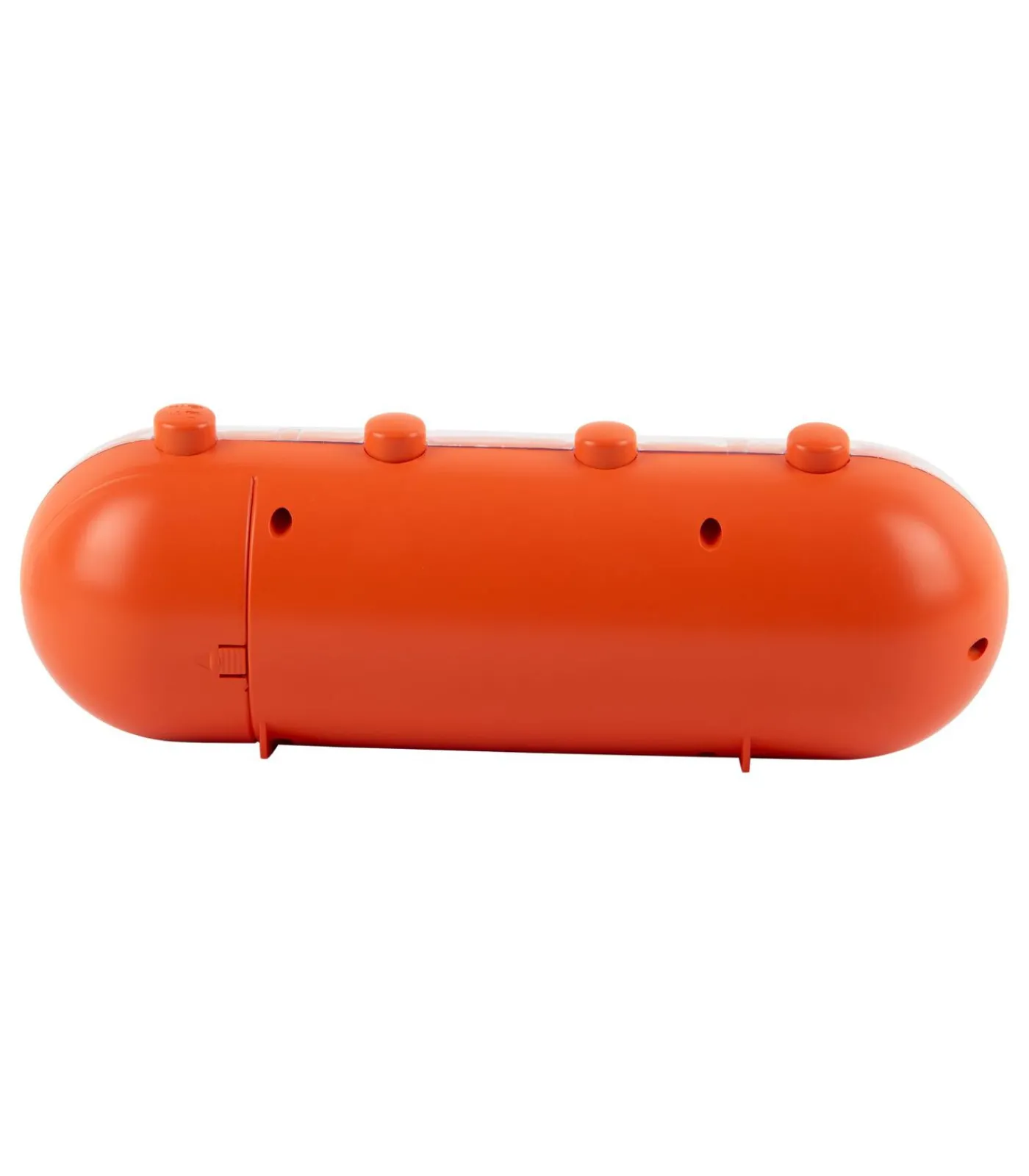Hot Wekker Retro Tube - Helderoranje - 9x26x9.3cm Klokken