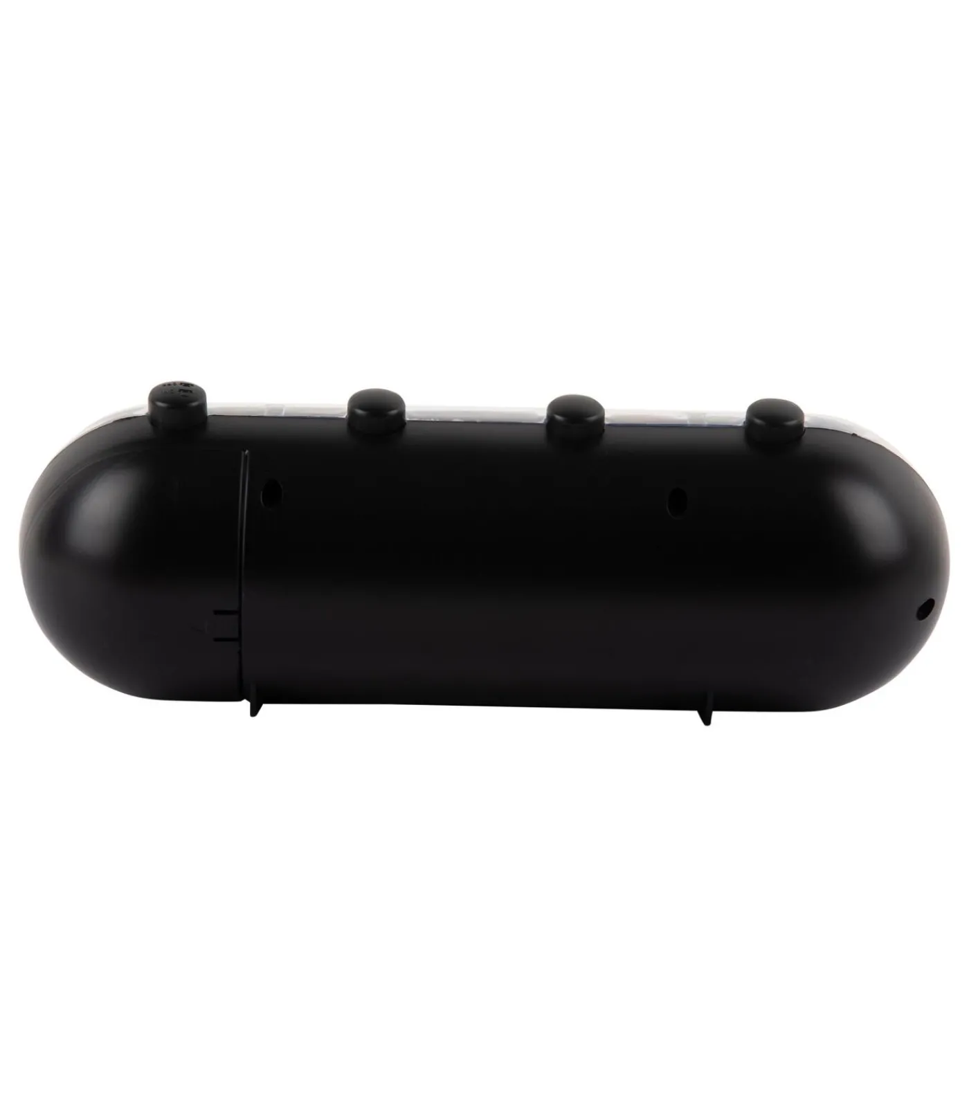 New Wekker Retro Tube - Zwart - 9x26x9.3cm Klokken