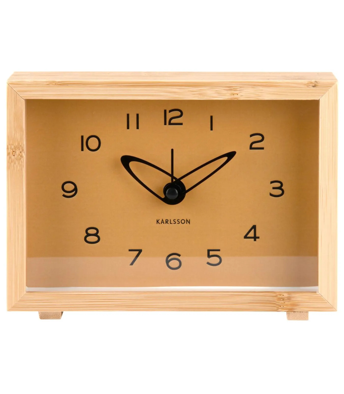 Wekker Tipico - Geel - 19x19x13.8cm Klokken