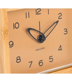 Wekker Tipico - Geel - 19x19x13.8cm Klokken