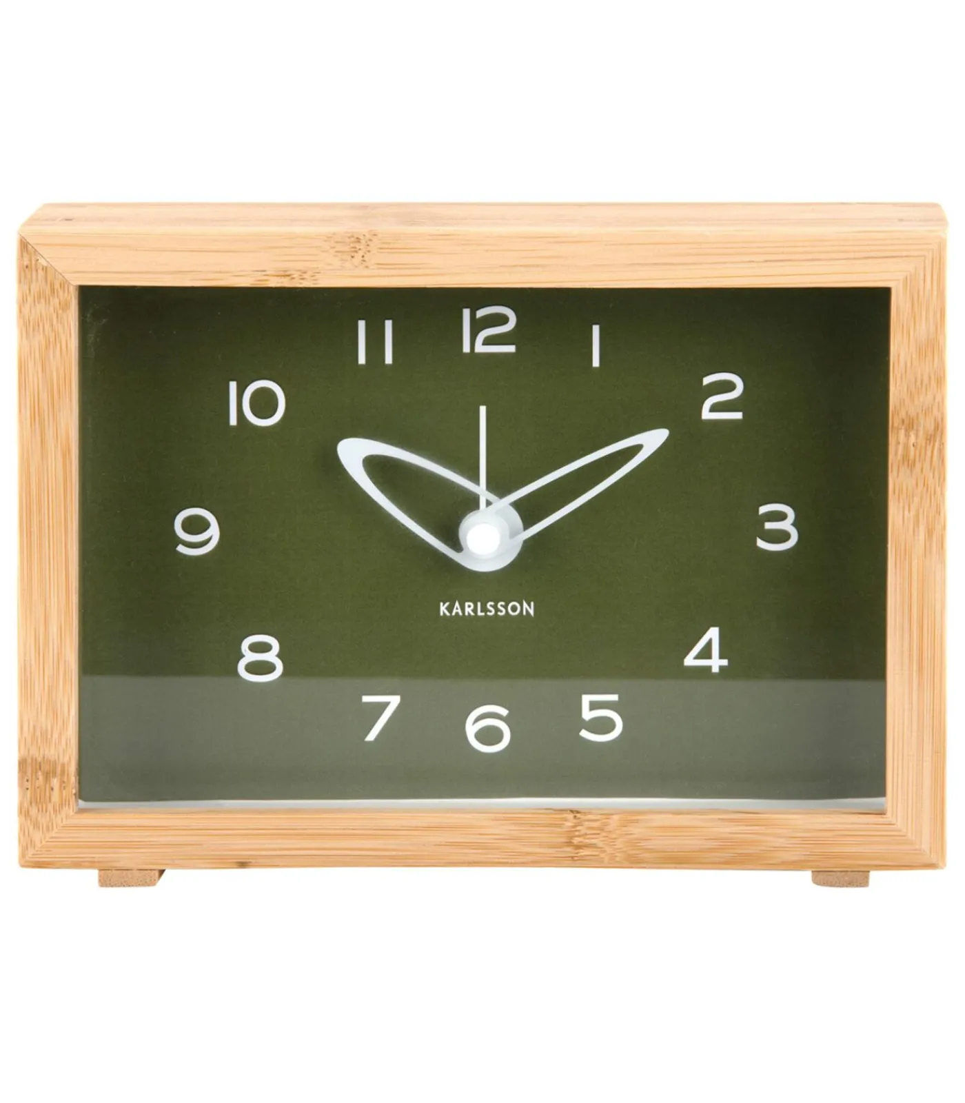 New Wekker Tipico - Groen - 19x19x13.8cm Klokken