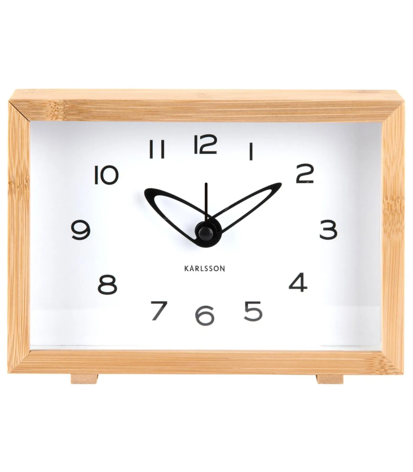 Discount Wekker Tipico - Wit - 19x19x13.8cm Klokken