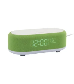 New Wekker Vogue - Heldergroen - 19.8x9.8x7cm Klokken