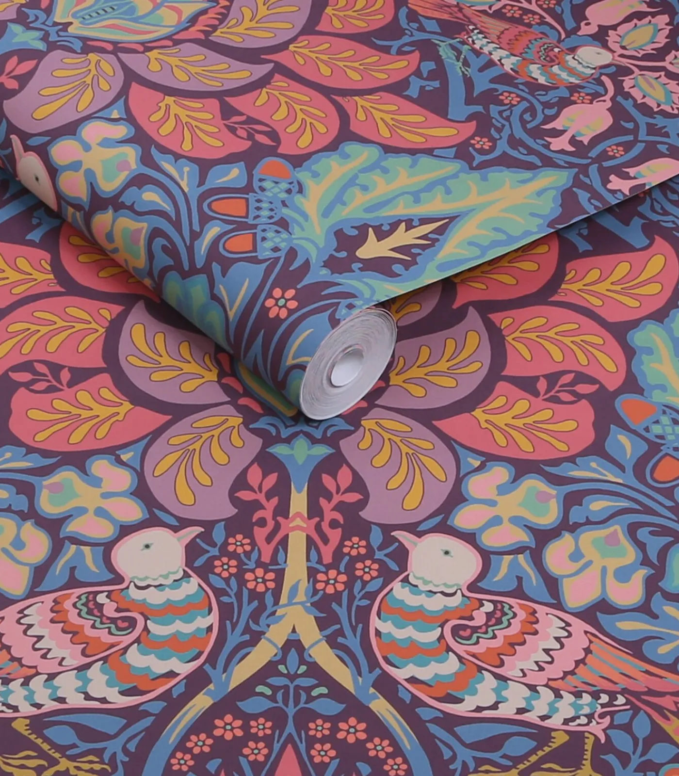 Outlet Vliesbehang - Dove & Rose Carnival - 1000x52 Wanddecoratie