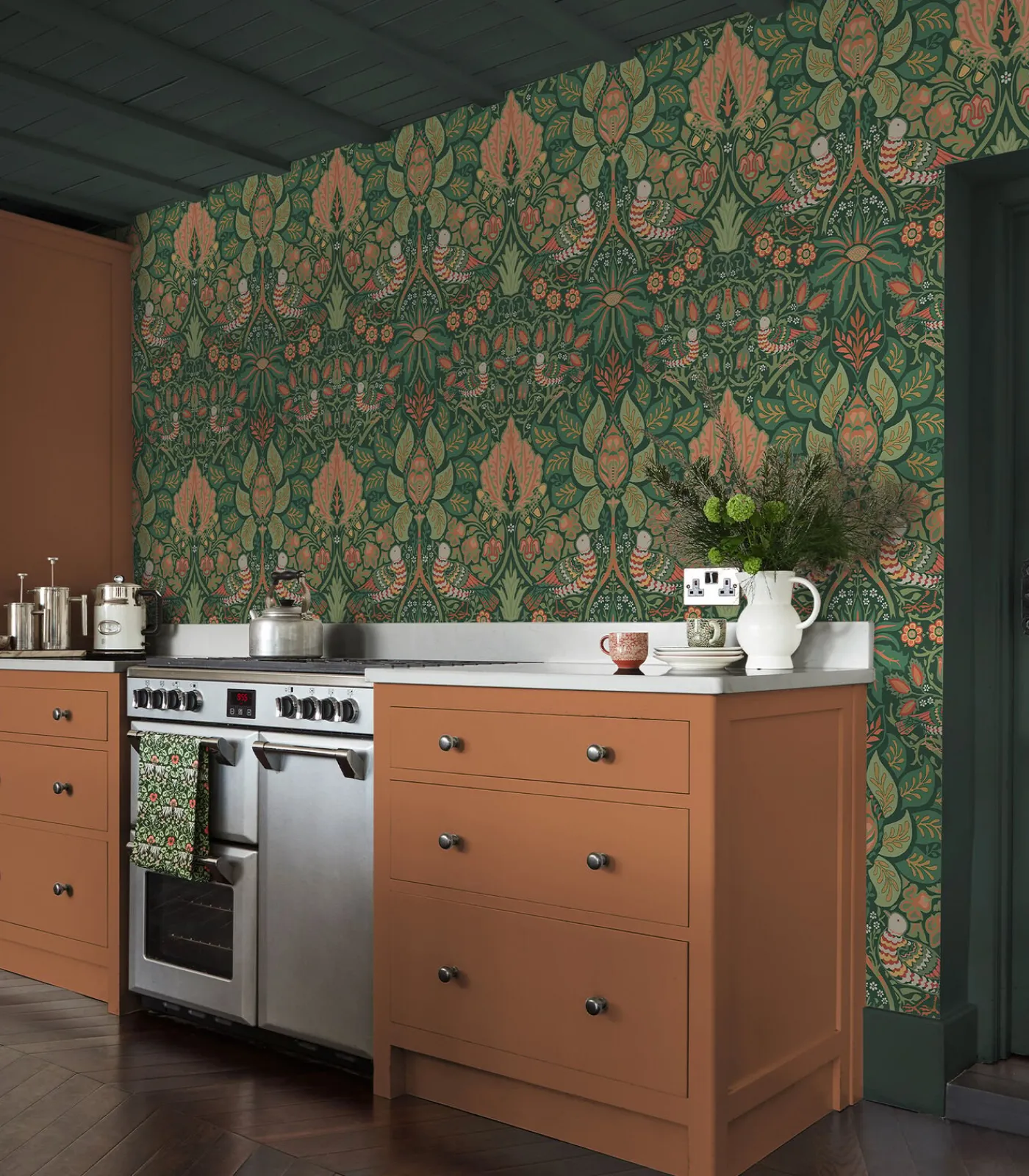 Vliesbehang - Dove & Rose Woodland - 1000x52 Wanddecoratie