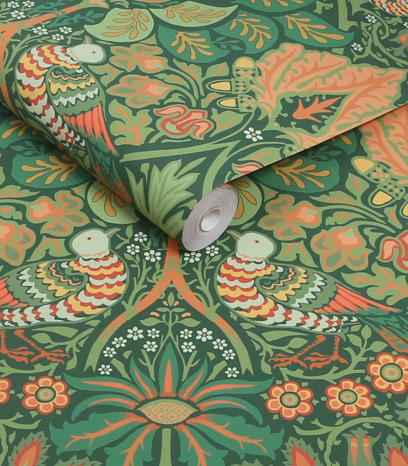 Vliesbehang - Dove & Rose Woodland - 1000x52 Wanddecoratie