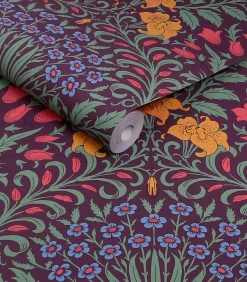 Sale Vliesbehang - Garden Dewberry - 1000x52 Wanddecoratie