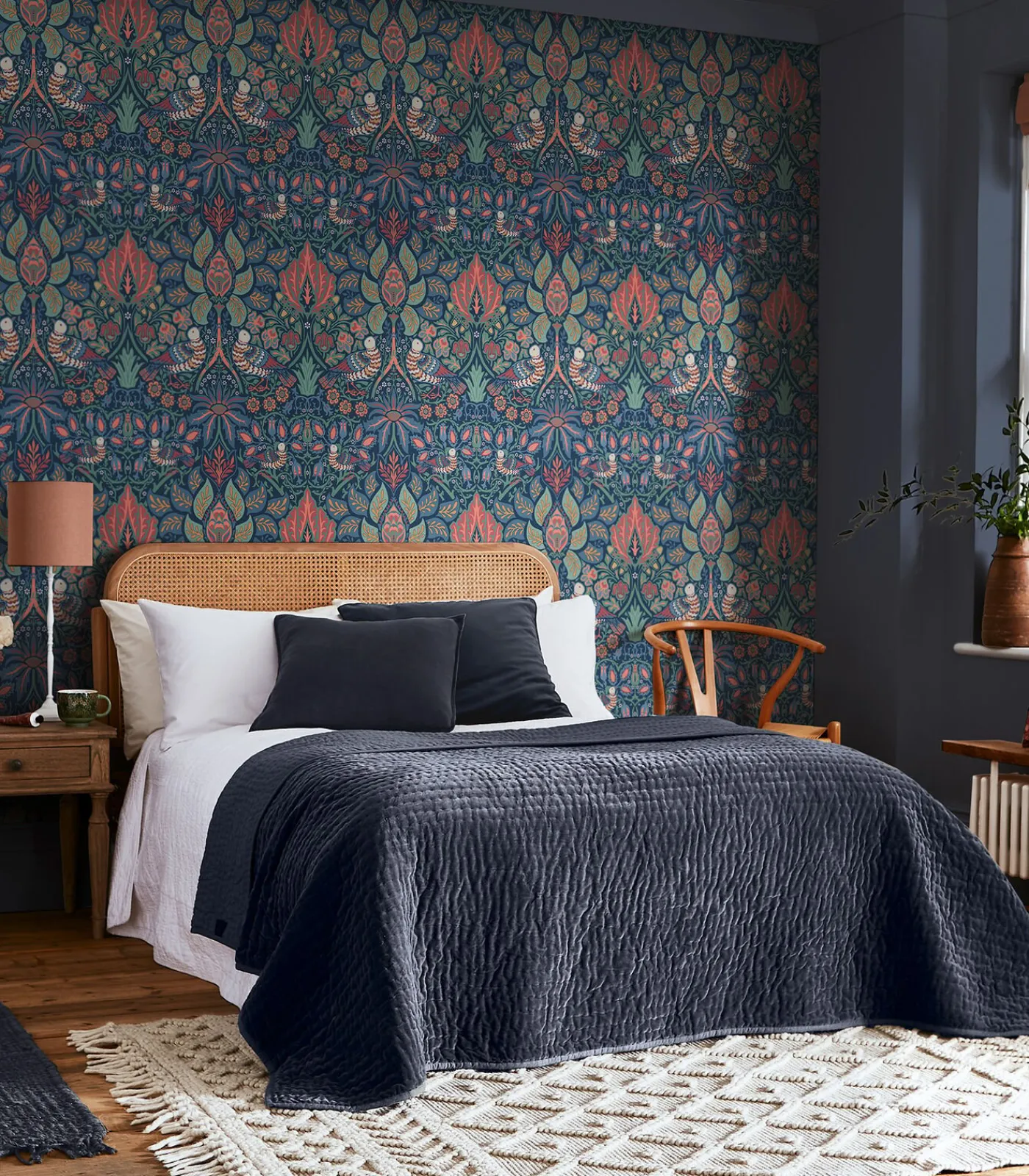 Outlet Vliesbehang - Dove & Rose Midsummer - 1000x52 Wanddecoratie