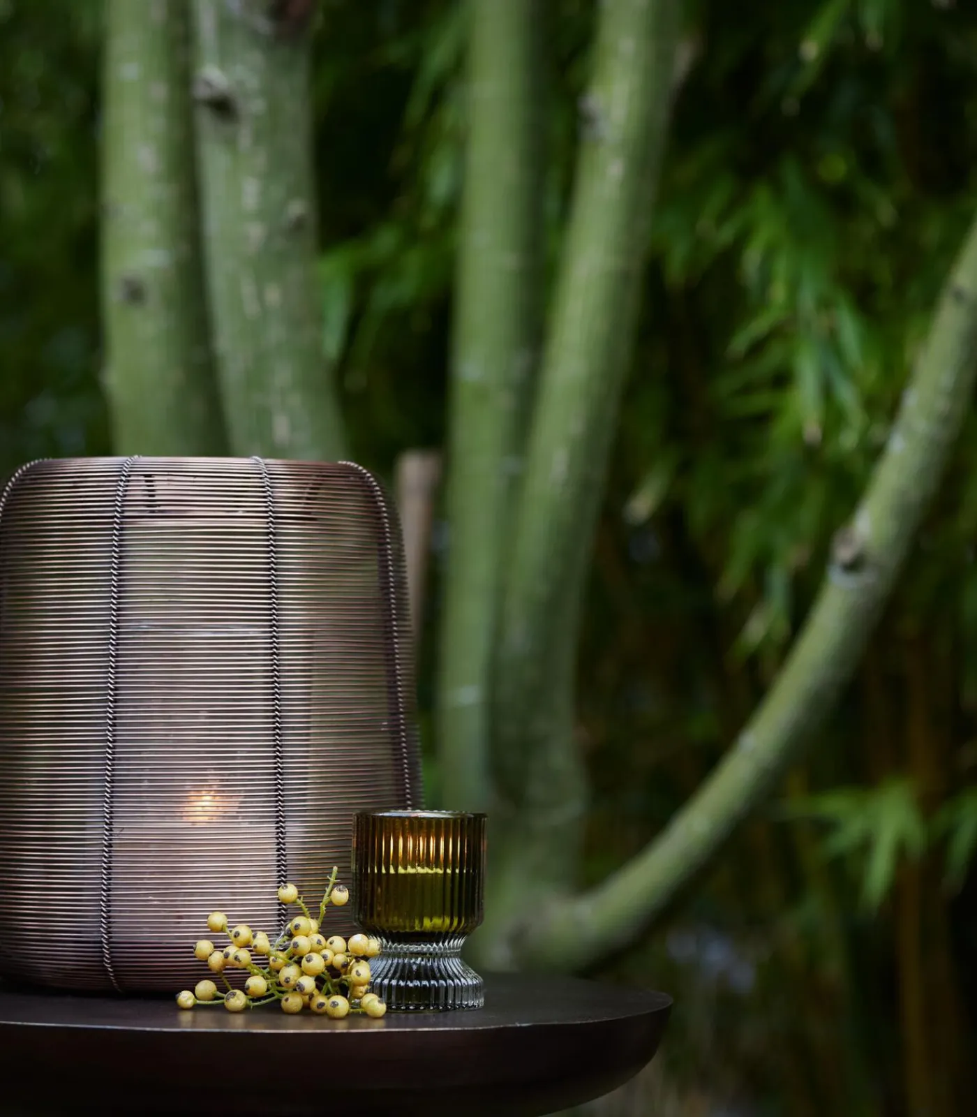 Online Windlicht Adeta - Antiek Koper - Ø22.5cm Kaarsen & Kaarshouders