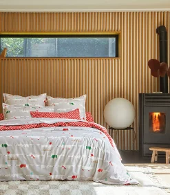 Sale WINTER FOX Neige - Kussensloop Perkaal Katoen Kussenslopen