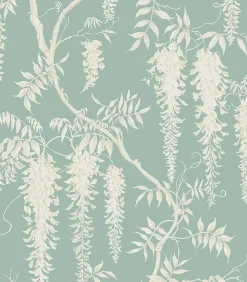 Hot Wisteria Trails Blauw 10mx52cm Wanddecoratie