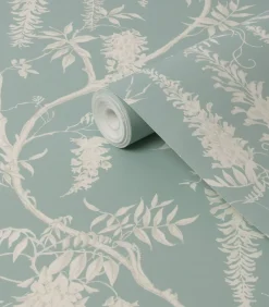 Hot Wisteria Trails Blauw 10mx52cm Wanddecoratie