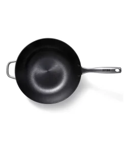 Wokpan Gietijzer 34 cm Cast Iron - alle warmtebronnen - Inductie Potten & Pannen