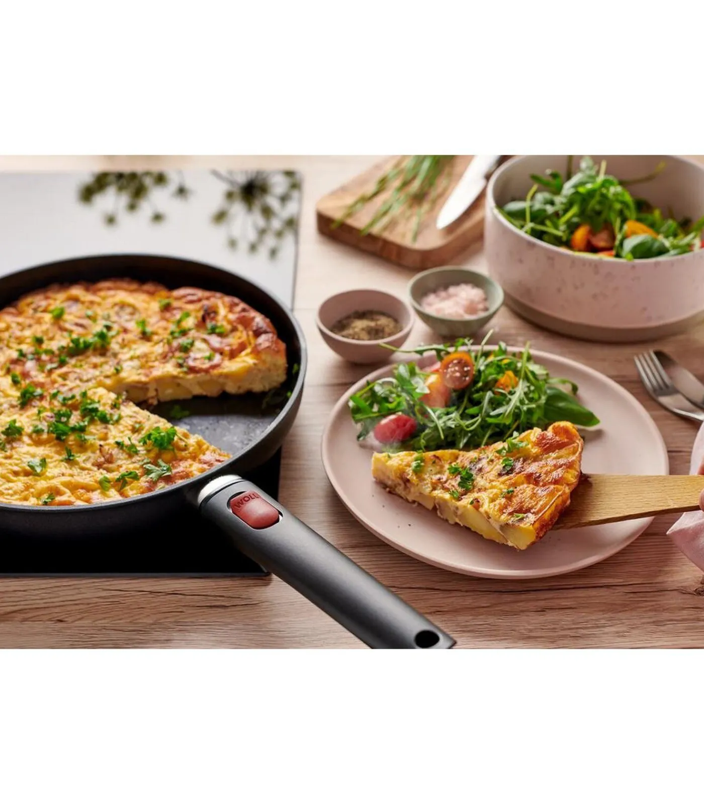 Sale EcoLite QXR Koekenpan inductie met afneembare greep - Ø280mm - Zwart Potten & Pannen