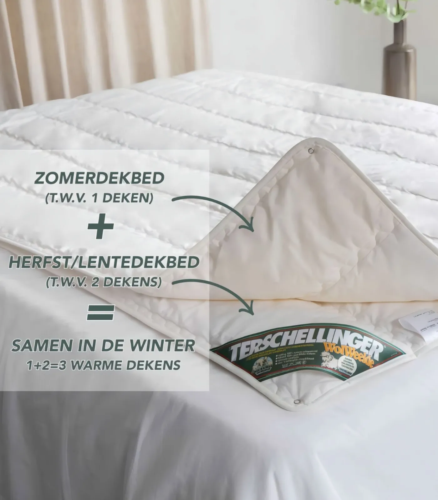 Sale Wollen 4-Seizoenen Dekbed Dekbedden