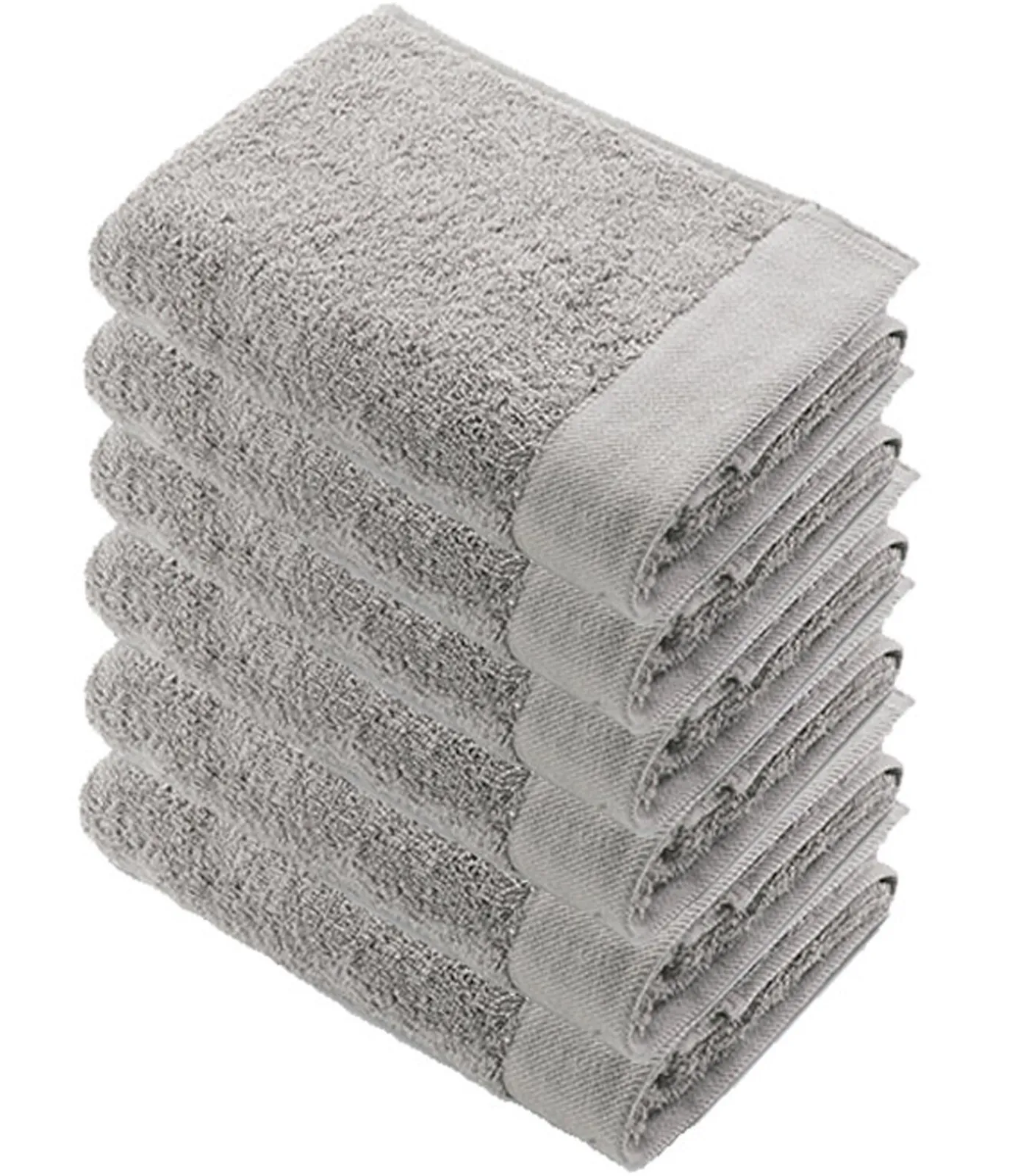 Discount 6x Remade Cotton Handdoeken 50x100 cm Zand Handdoeken