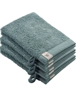 6x Remade Cotton Washandjes Jade Washandjes