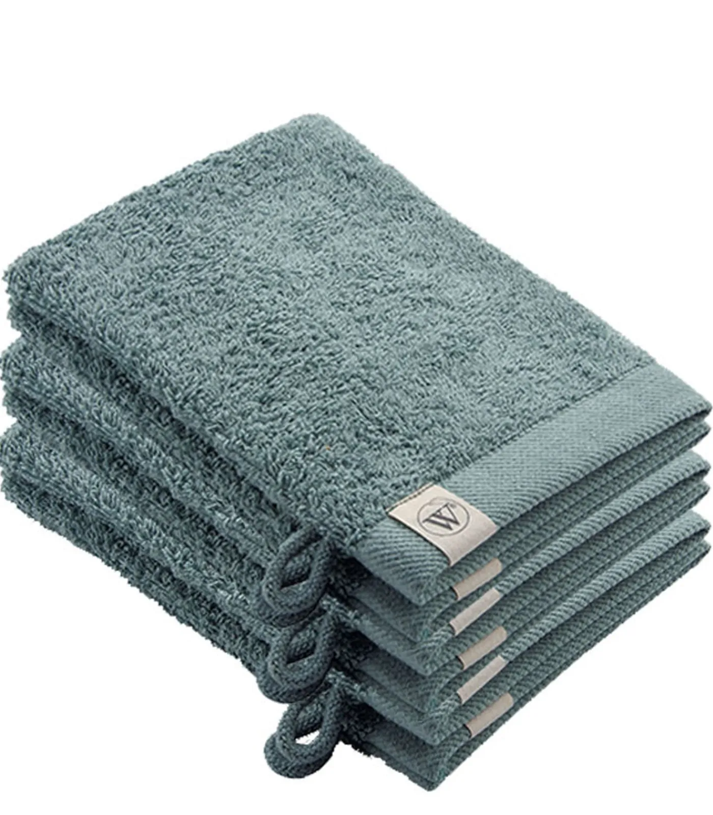 6x Remade Cotton Washandjes Jade Washandjes