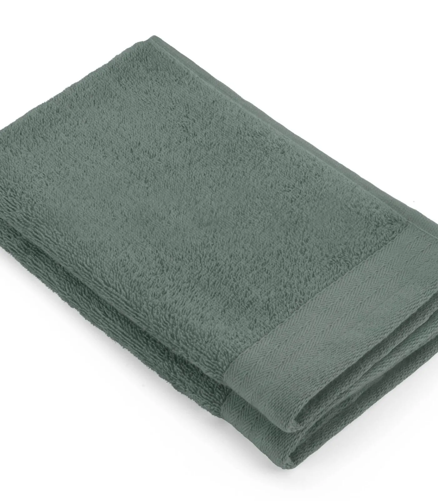 Online 8x Soft Cotton Gastendoekjes Legergroen Handdoeken