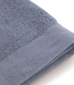 8x Soft Cotton Gastendoekjes Indigo Handdoeken