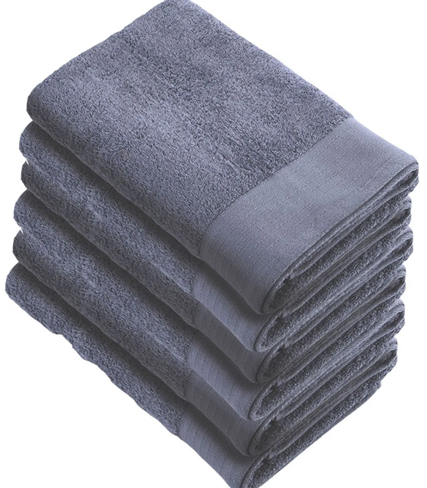 Discount 6x Soft Cotton Handdoeken 60x110 cm Indigo Handdoeken