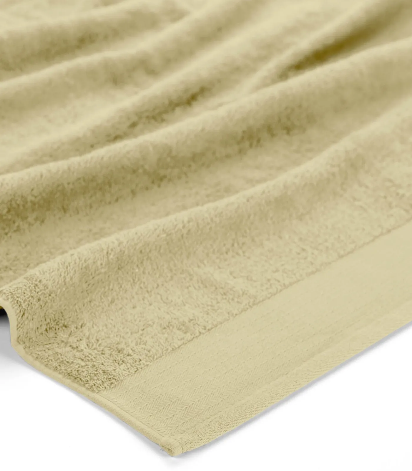 Best 4x Soft Cotton Handdoeken 70x140 cm Maisgeel Handdoeken