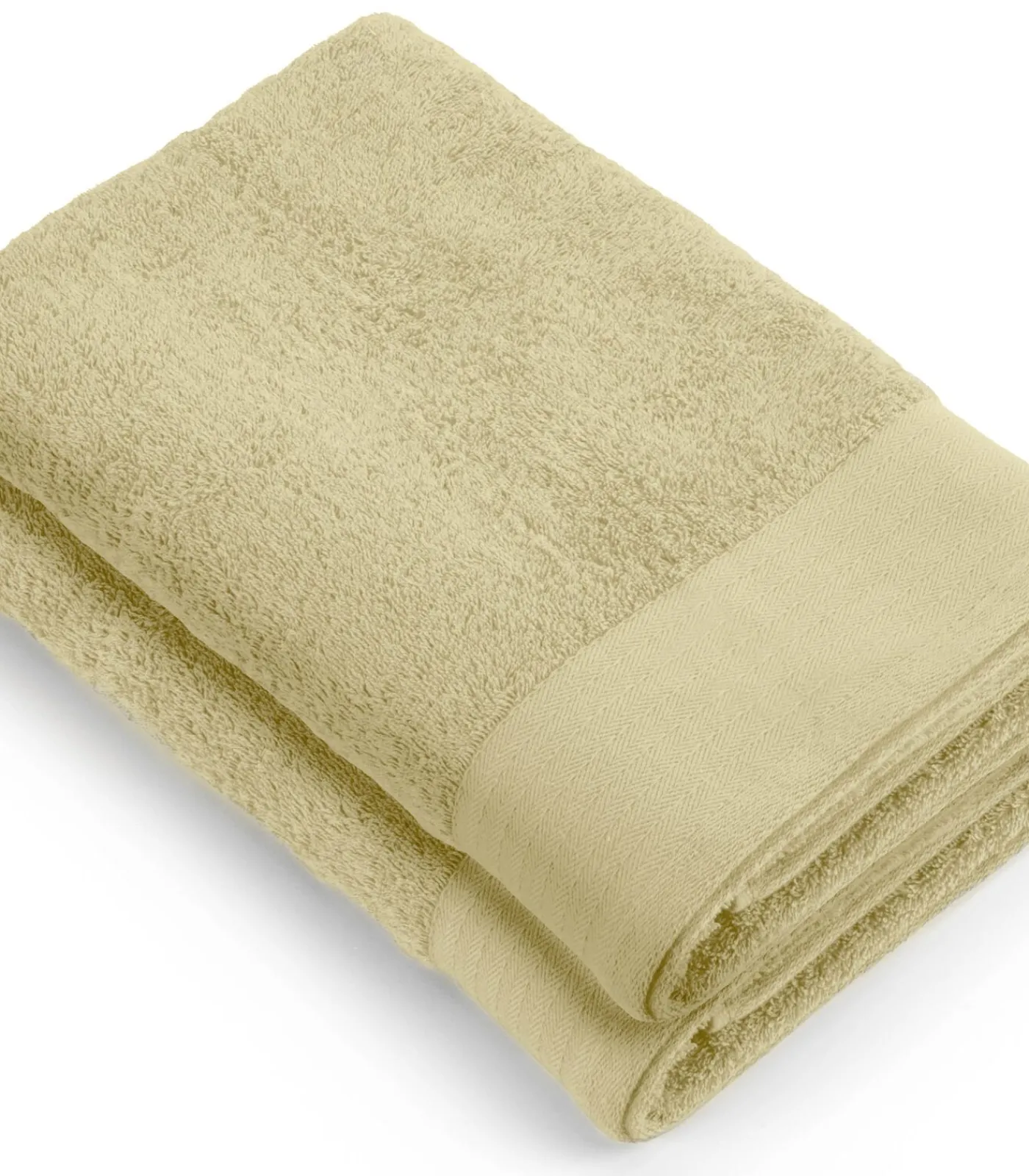 Best 4x Soft Cotton Handdoeken 70x140 cm Maisgeel Handdoeken