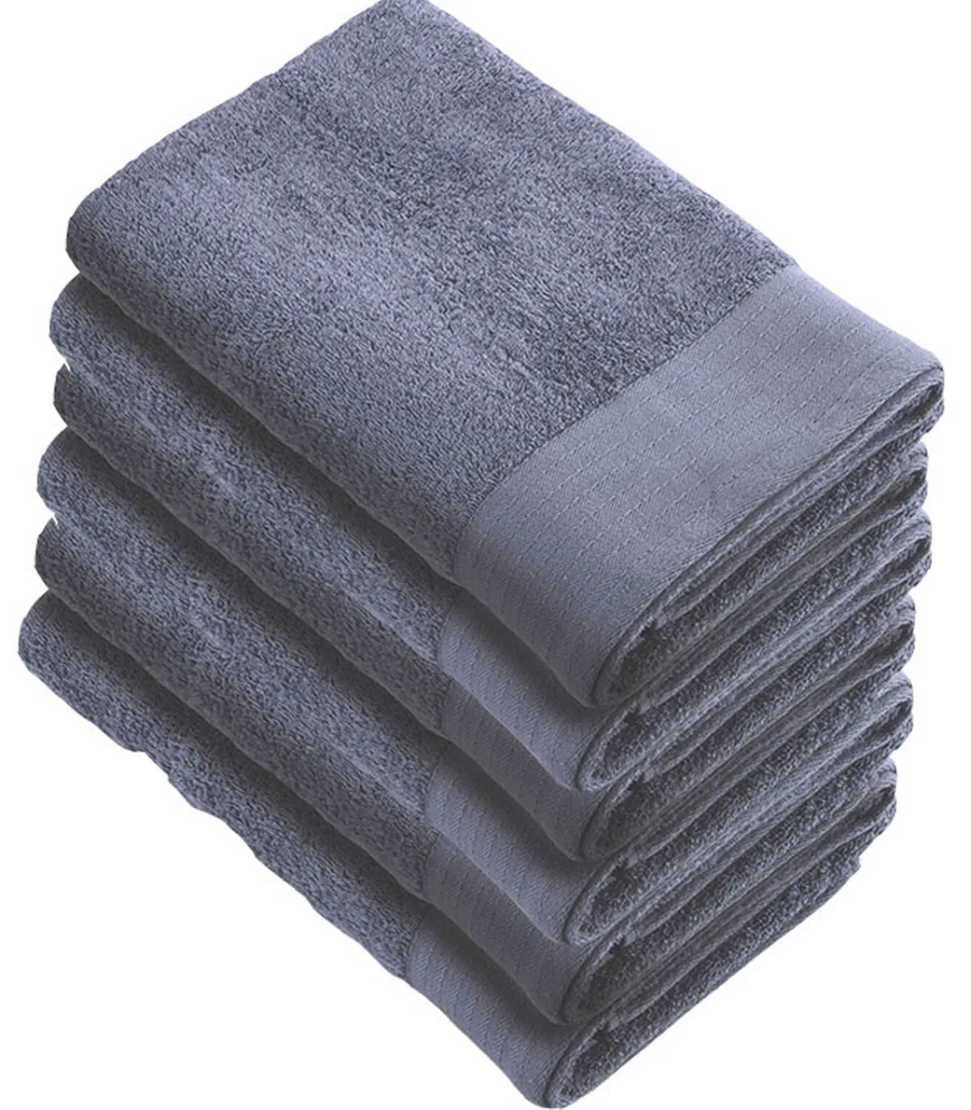 Hot 6x Soft Cotton Handdoeken 50x100 cm Indigo Handdoeken