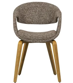 Clearance Yossi Eetkamerstoelen Houten Naturel Poot - Bruin - Set van 6 Stoelen