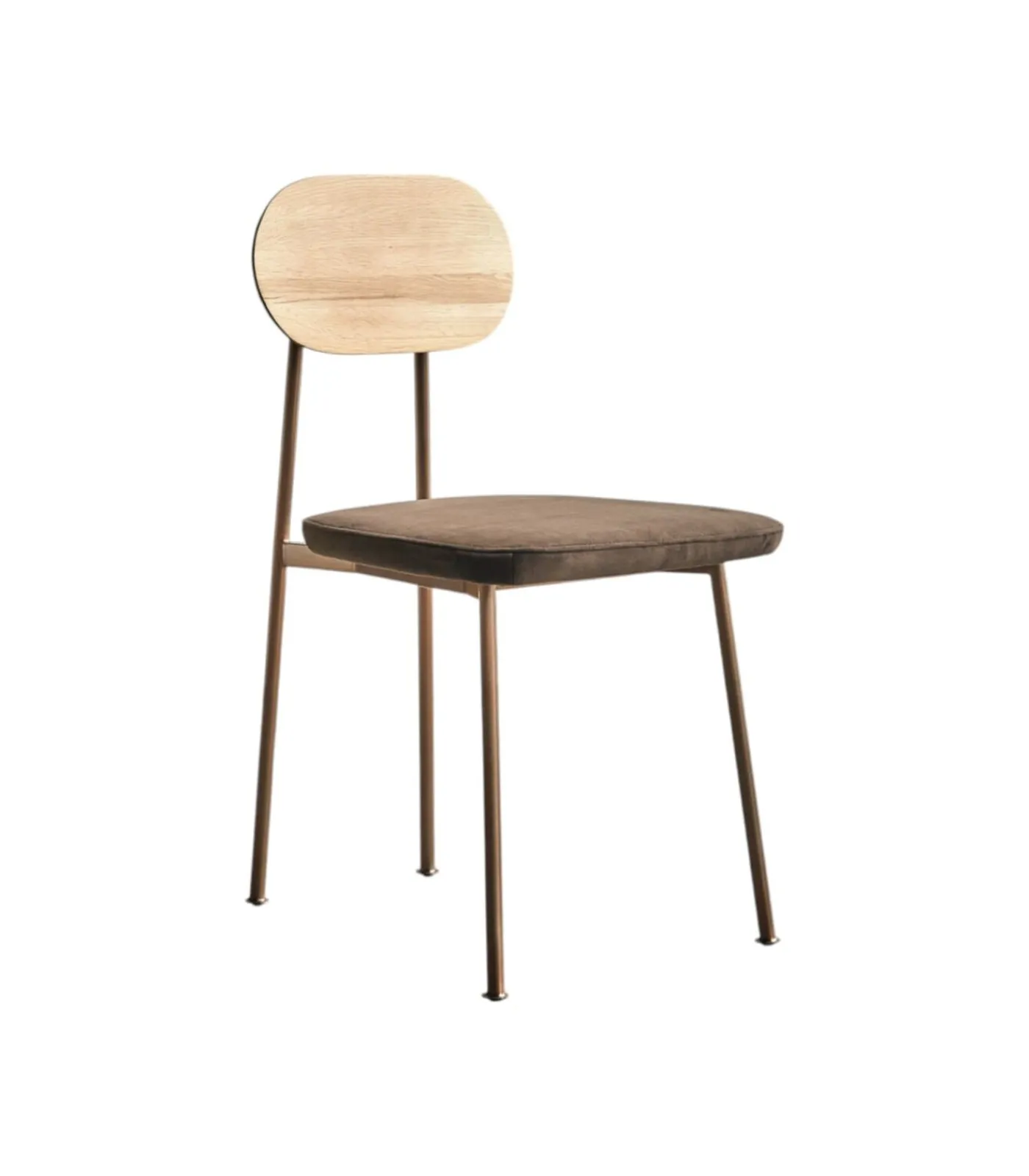 New Yutapi - Eiken stoel brown Stoelen