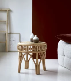 New Zita - Nachtkastje van rotan Bedden