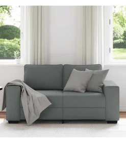 Hot 2-zitsbank 120 cm stof donkergrijs Zetels