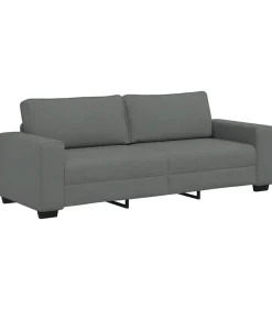 Best 3-zitsbank 180 cm stof donkergrijs Zetels