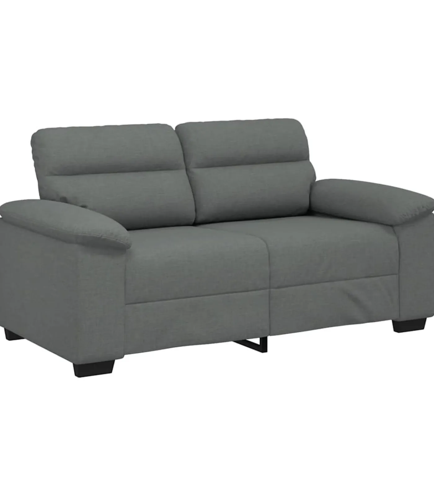 2-zitsbank 120 cm stof donkergrijs Zetels