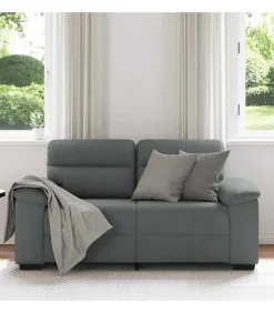 2-zitsbank 120 cm stof donkergrijs Zetels