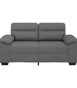 2-zitsbank 120 cm stof donkergrijs Zetels