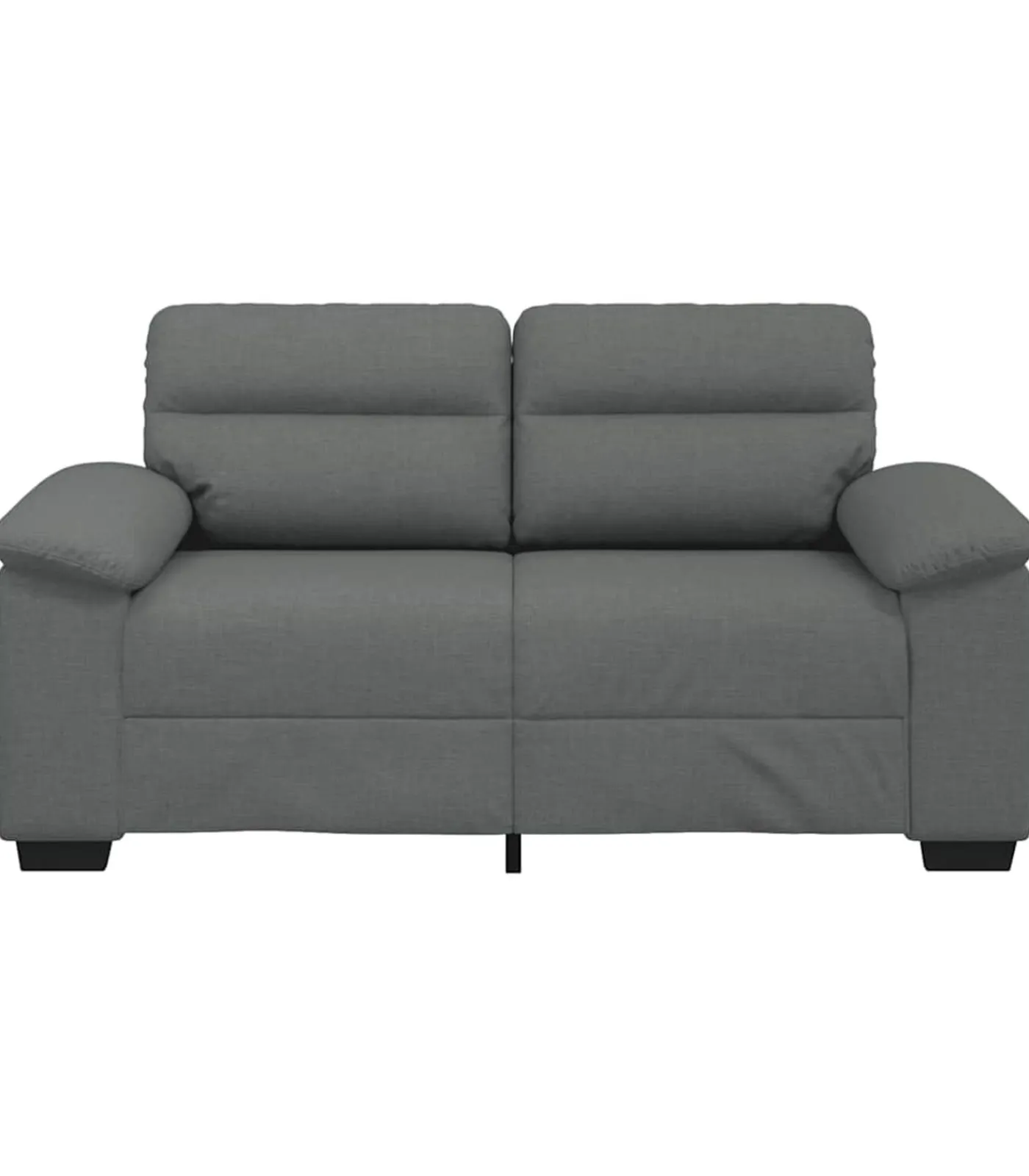 2-zitsbank 120 cm stof donkergrijs Zetels